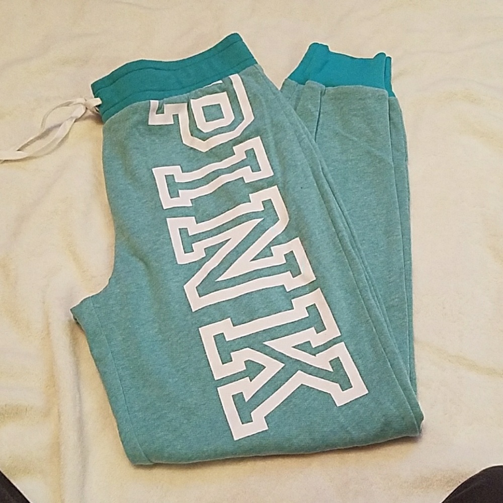 Pink  by Victoria Secret Sweat bottoms